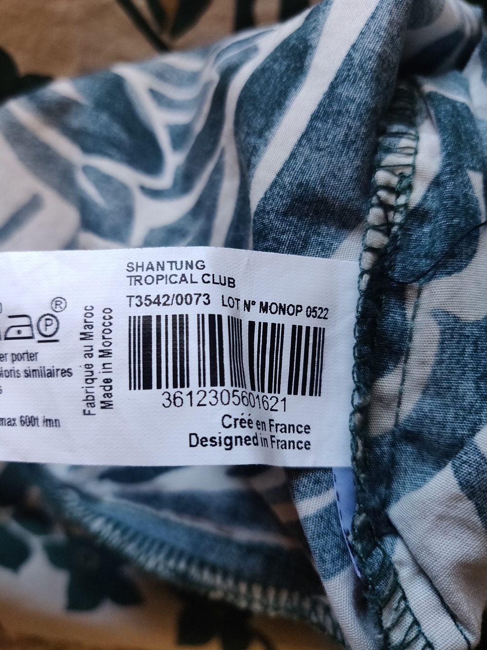 Green and Cream Floral Midi Dress like Boden style M - Picture 8 of 9